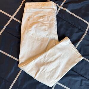 Rewind White Stretch Capri Jeans Size 9